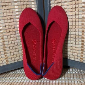Rothy's Vibrant Red Flats